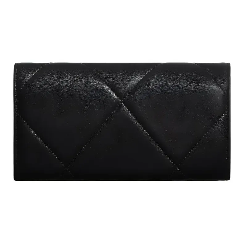 CHANEL 19Bag Sheepskin Shoulder Bag Women's Black-1