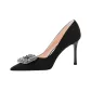 Black 8CM Heel Height