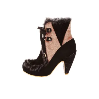 IRREGULAR CHOICE Ankle Boots 10cm Women's Black