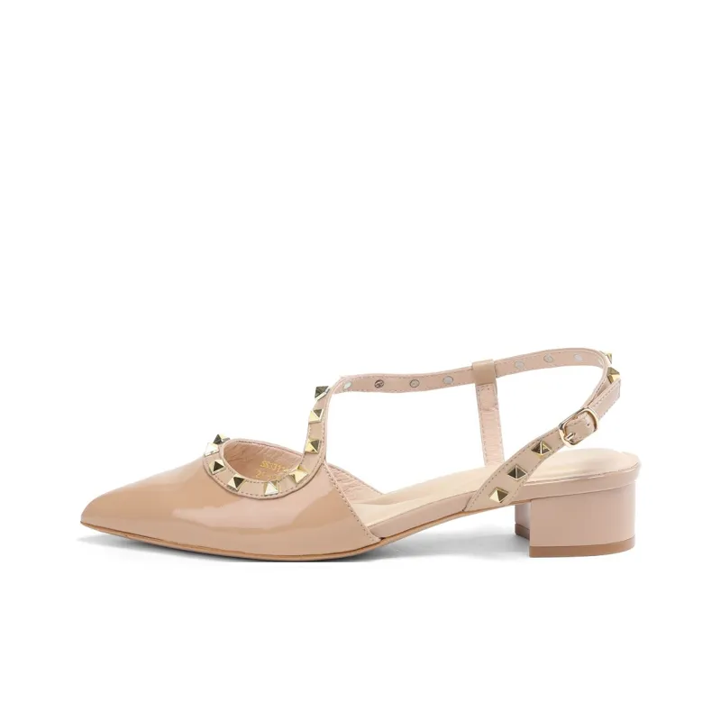 ST&SAT Chunky Heel High Heels 3.3cm Women's-3