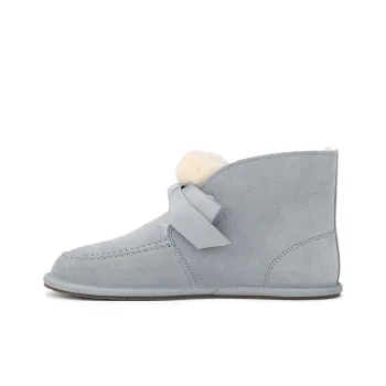 UGG Kallen Lace Lacing Mid Tops Fleece Lined Gray Women's
