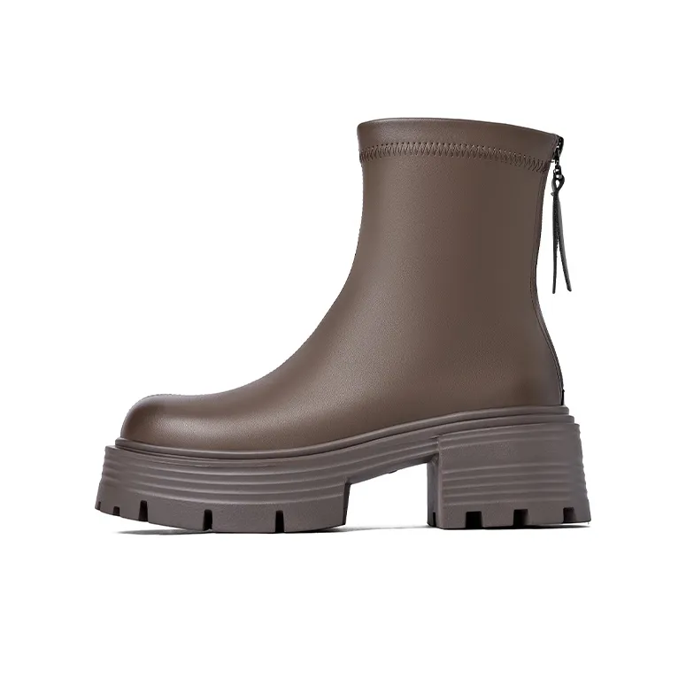 JOSINY Ankle Boots Women's Black/Khaki/Dark Brown-6