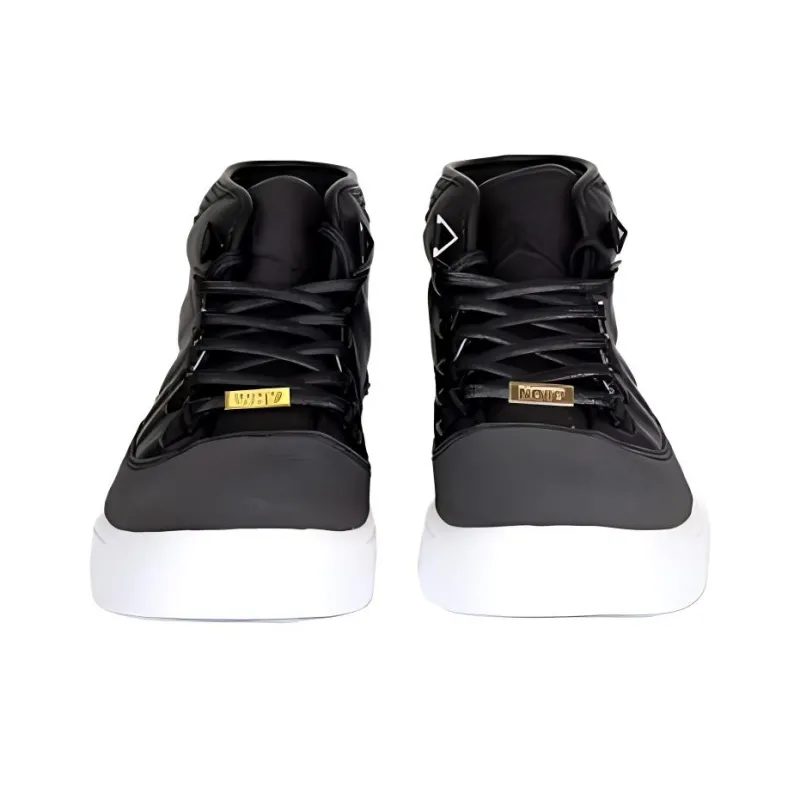 Jordan Westbrook 0 Cushioning Wear-Resistant High-Top Vintage Basketball Shoes Unisex Black White-2