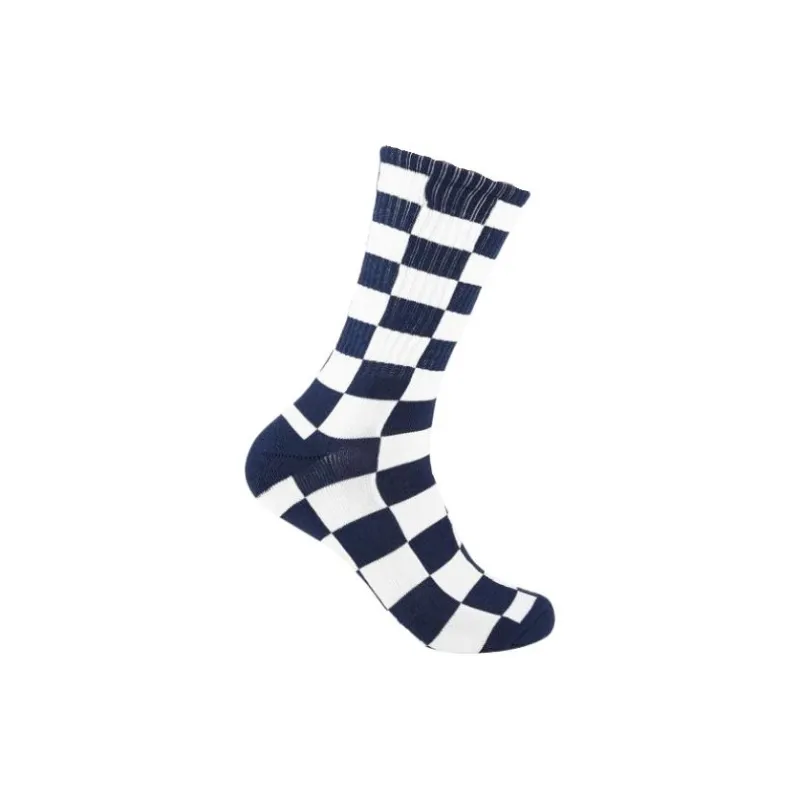 Vans Mid Calf Socks Men's 1 Pack Black White-1