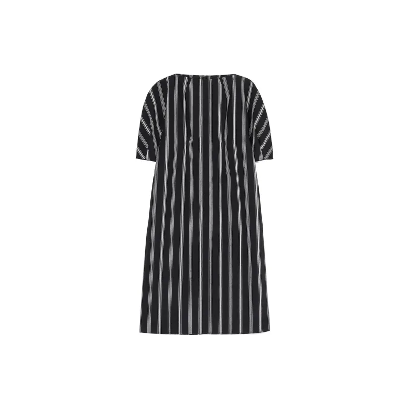 Yohji Yamamoto Short Sleeved Dress Women's Black-1