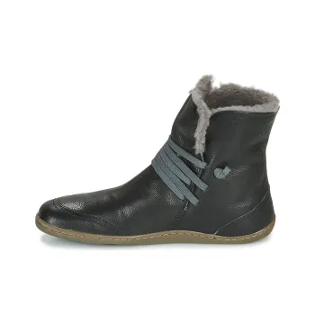 CAMPER Faux fur Lined Leather Ankle Boots