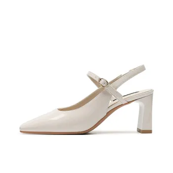 Zubumei Chunky Heel High Heels 7cm Women's
