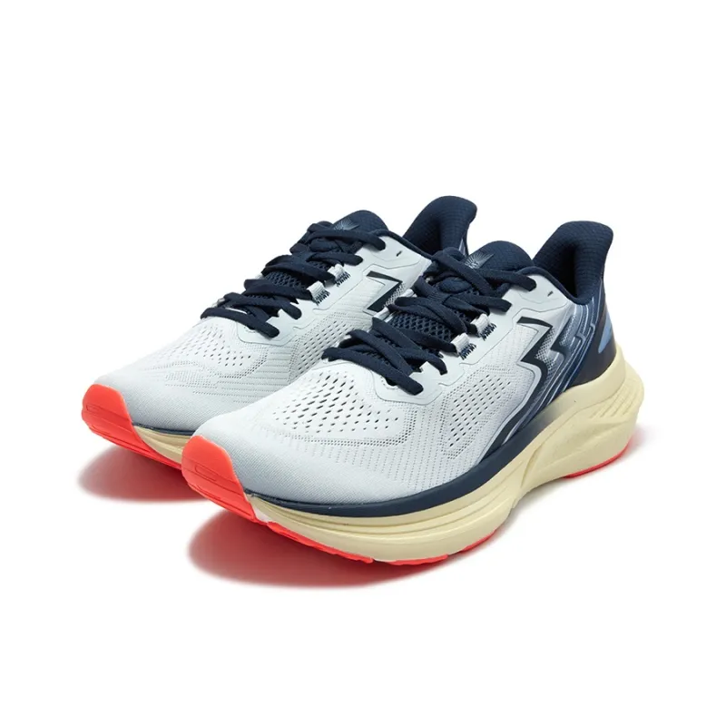361° Cushioning Anti-Slip And Wear-Resistant Low-Top Running Shoes Unisex Gray Blue-2