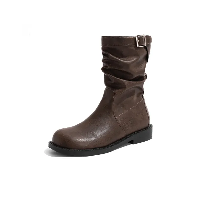 Old Meow Ankle Boots Women's Brown-1