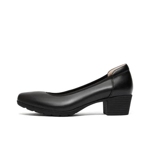 HANG TEN Chunky Heel High Heels 4.5cm Women's