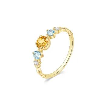 IL&CO. Colored Gemstone Rings Women's