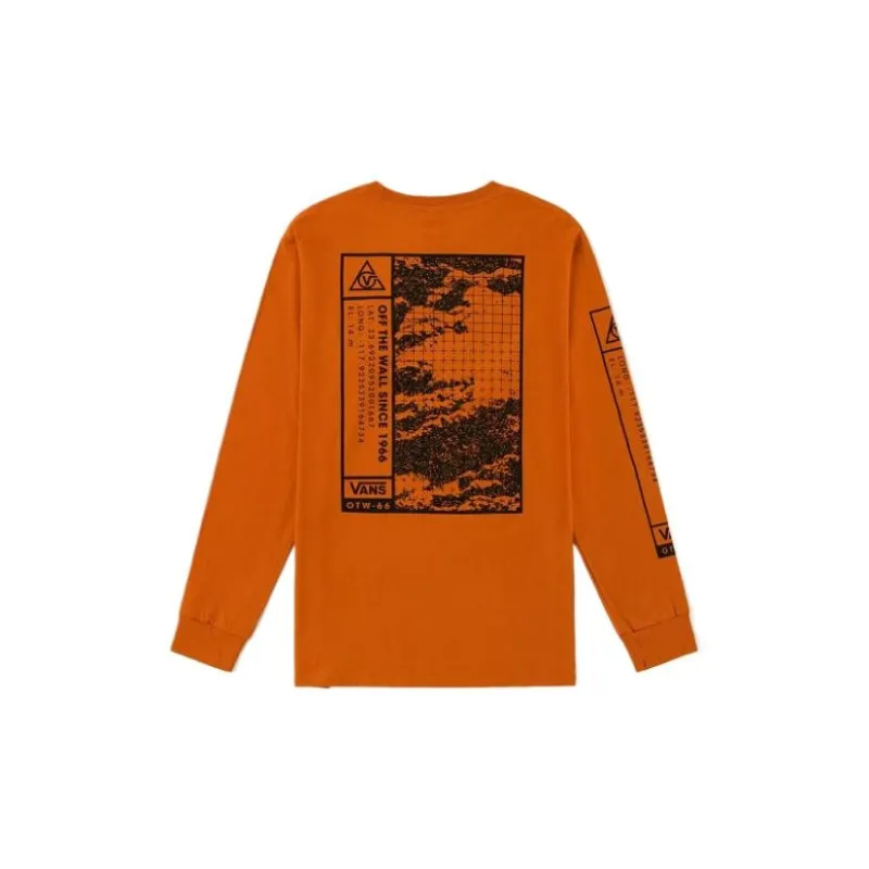 Vans TEE LS T-Shirt Unisex Orange-1