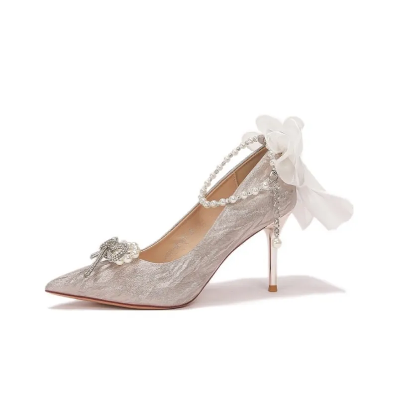 RoseDoris Slim Heel High Heels Women's-4