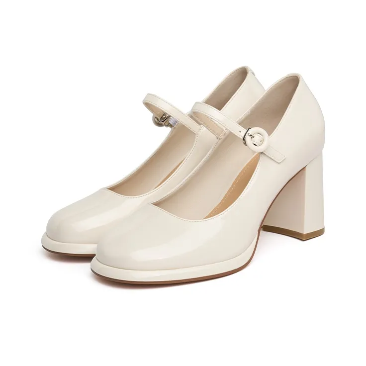 JOSINY Chunky Heel High Heels 7.5cm Women's-5