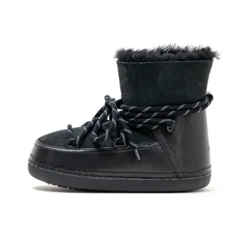 K.D.KENAZ Warm Slip Resistant Short Mid Calf Snow Boots Women's Black