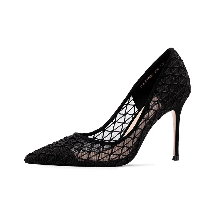 JOOC High Heels Women's Sexy Black-1