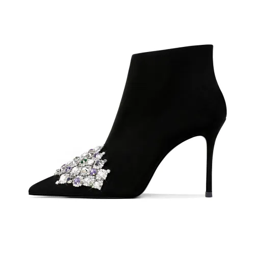 Hoov Ankle Boots 9cm Women's Psychic Black