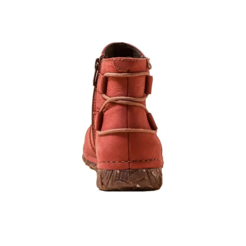 El Naturalista ANGKOR Ankle Boots 2cm Women's Red-3