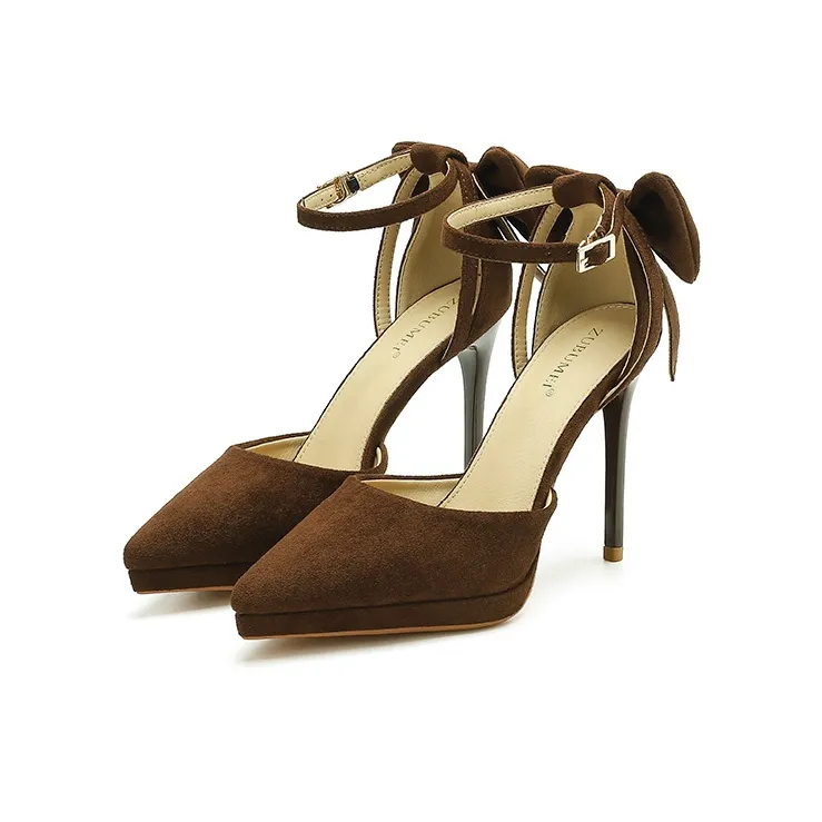 Zubumei Slim Heel High Heels 10.5cm Women's-8