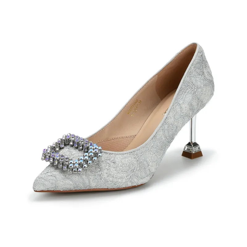 SATURDAY MODE Slim Heel High Heels 7.5cm Women's-4