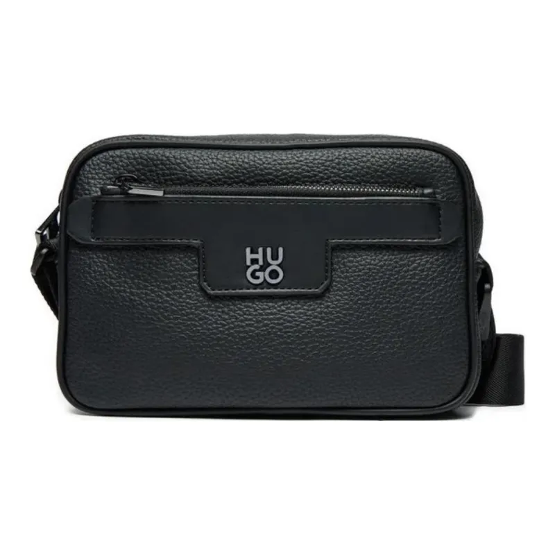 HUGO Polyurethane Crossbody Bag, Shoulder Bag Men's Black-2