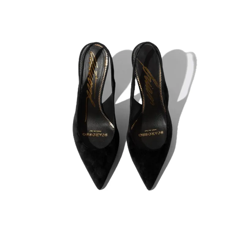 SCAROSSO X Brian Atwood Sutton Pointed-Toe Slingback Pumps-2