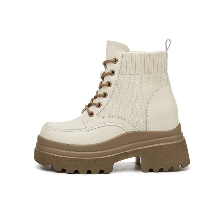 DAPHNE Ankle Boots Women's Black/White-3