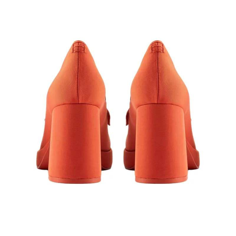 Martine Rose x Clarks Chunky Heel High Heels Women's Orange-4