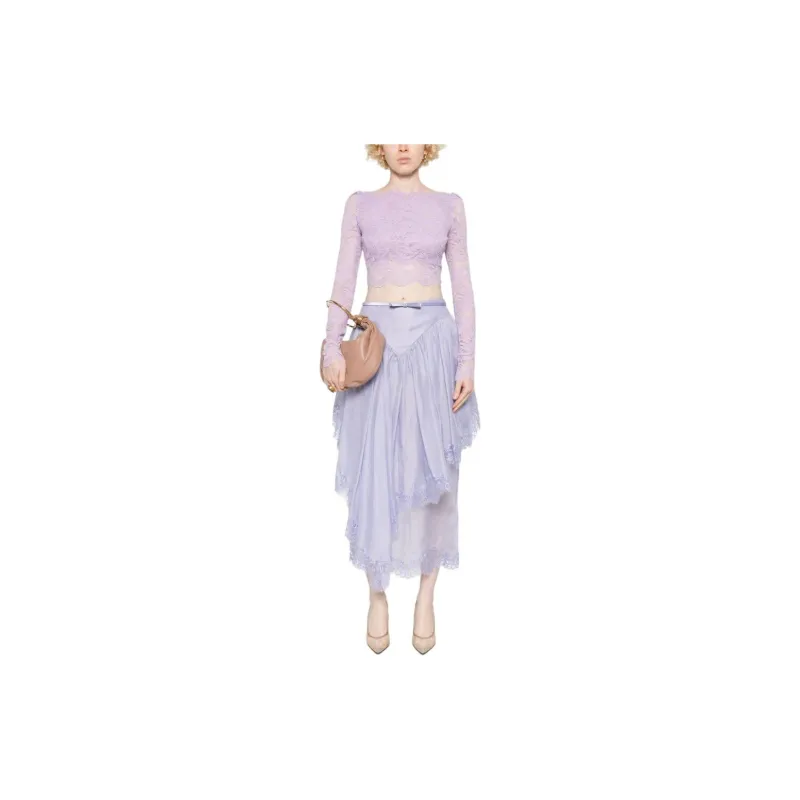 Zimmermann Crush Lace Midi Skirt-1