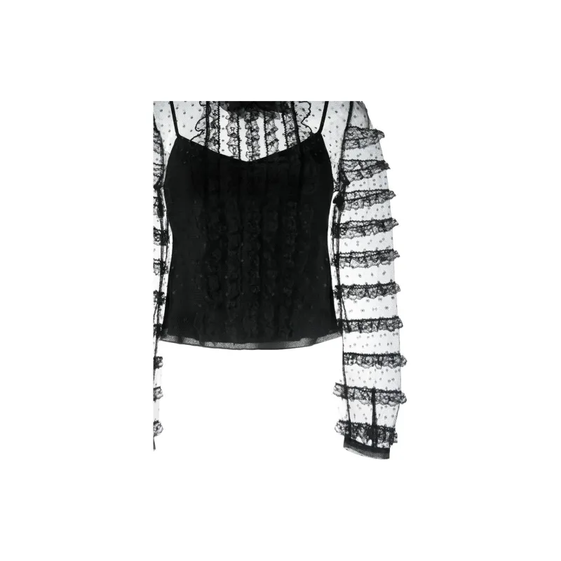RED VALENTINO FW22 Shirt Women's Black-6