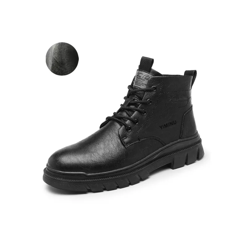 Eminu Martin Boots Men Black-5