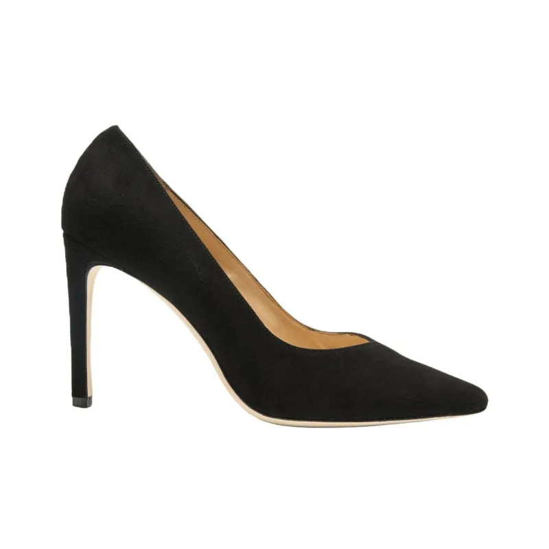 Sandro Slim Heel High Heels 9.5cm Women's Black-1