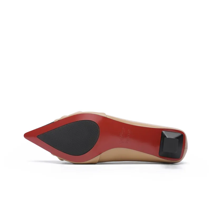 GOLDLION Slim Heel High Heels Women's-4