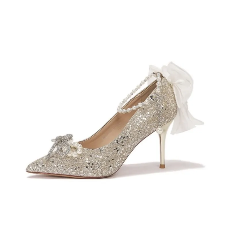 HKCP Slim Heel High Heels 8.5cm Women's-4