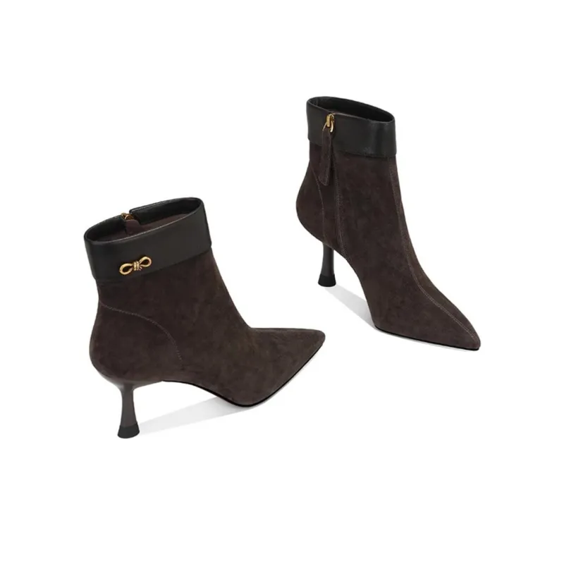 JESSICA SOPHIA Ankle Boots 6.5cm Women's Black-3