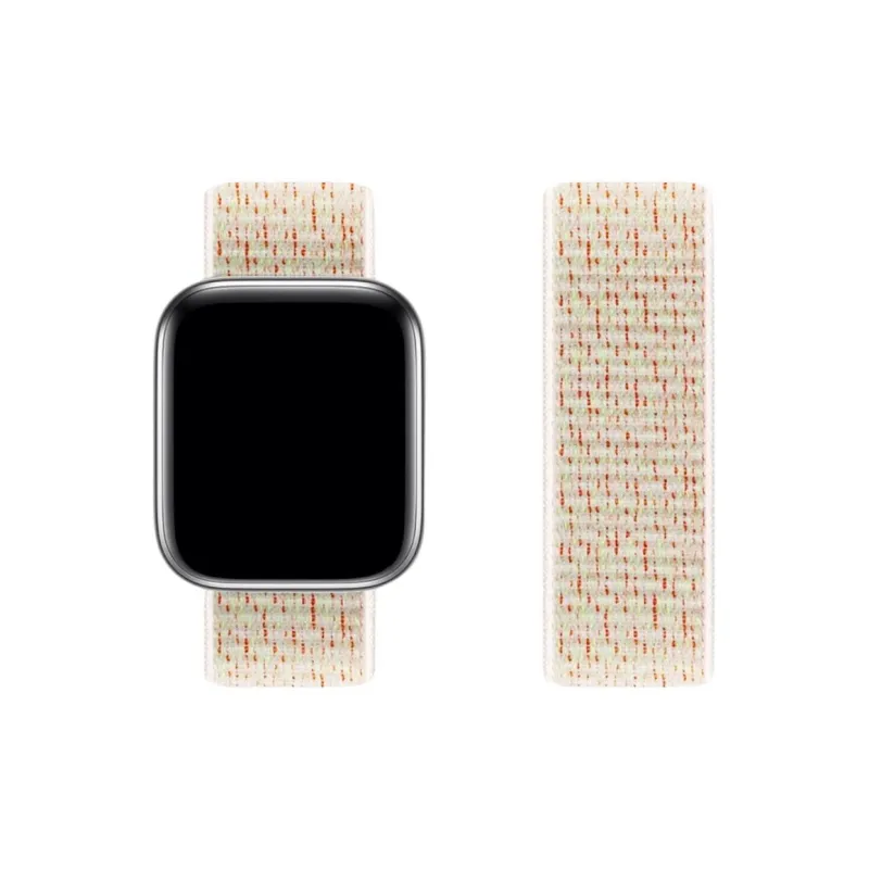 PULAISI Compatibility AppleWatch Ultra1/2/iwatch10/9/8/7/6/SE Apple Compatibility Watch Band Woven Loop Nylon Material-40