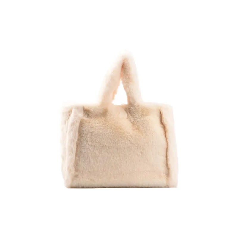 DALO Faux Fur Shoulder Bag Women's Multicolor-10