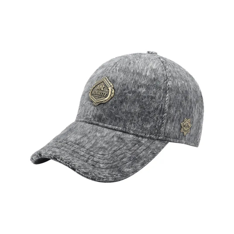 MONAITTE || Wool, Polyester Baseball Caps Unisex-2