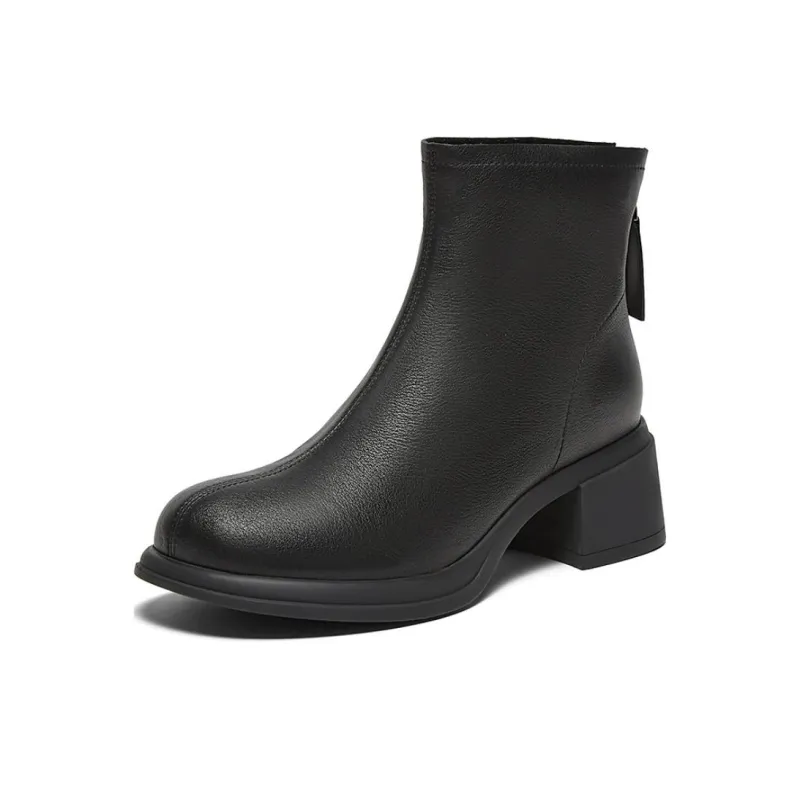 BASTO Soft Matte Romantic Ankle Boots Women's-7