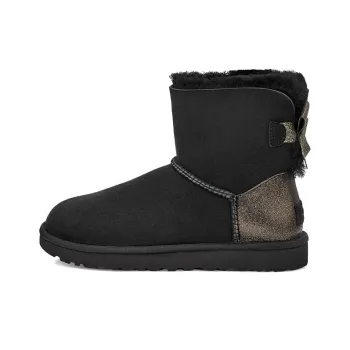 UGG Mini Bailey Bow Black Women's