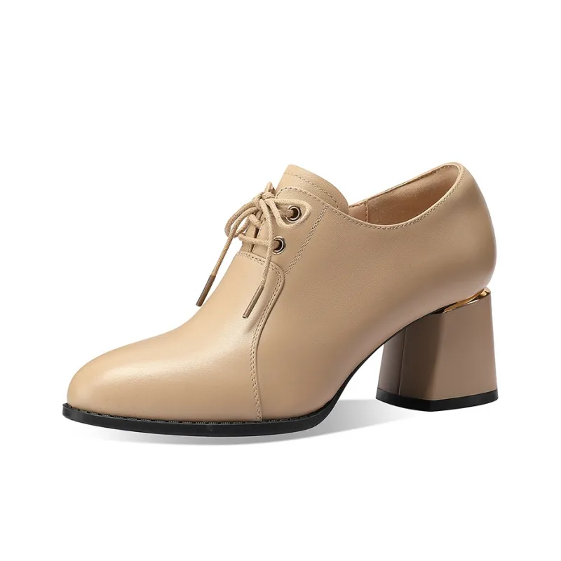 Mulinsen Chunky Heel High Heels 6.0cm Women's-8