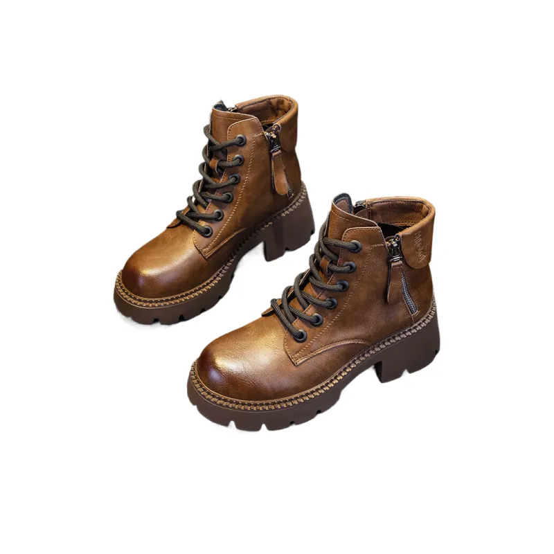 The Mystery Of Glamour Short Martin Boot 6CM Women's-5