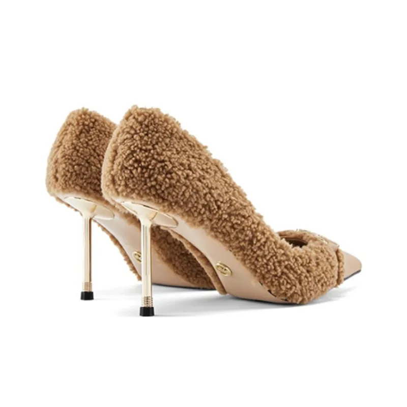 NINE WEST Slim Heel High Heels 9.5cm Women's-6