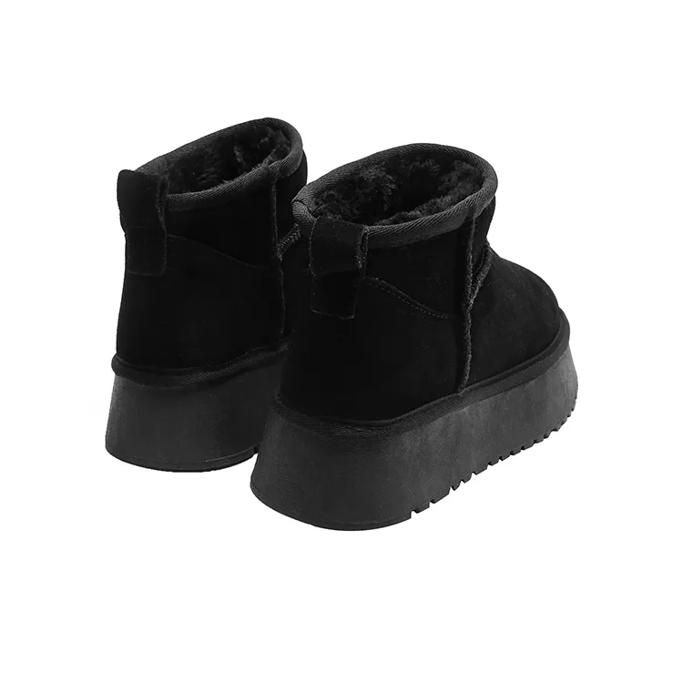 GRACEGIFT Snow Boots Women's Camel-8