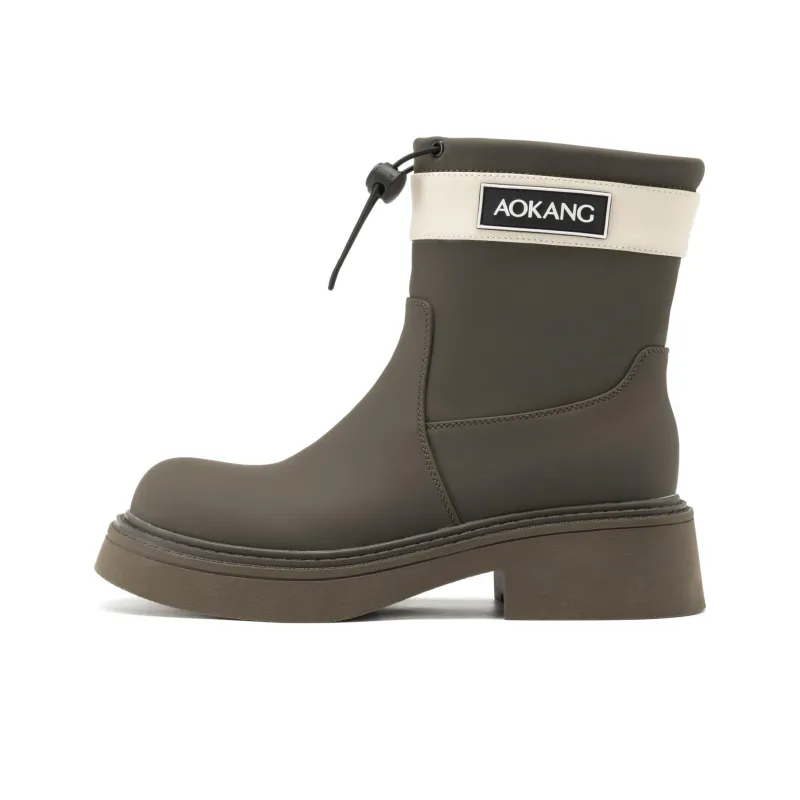 AOKANG Ankle Boots 4.5cm Women's Green-0