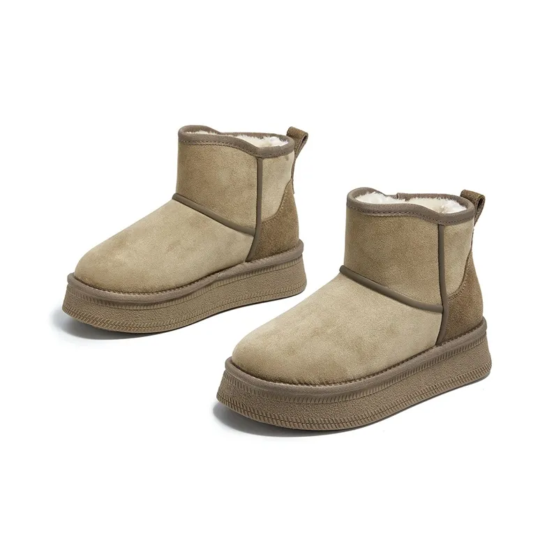 KEKAFU Warm Coverage Short Snow Boots Women's-11