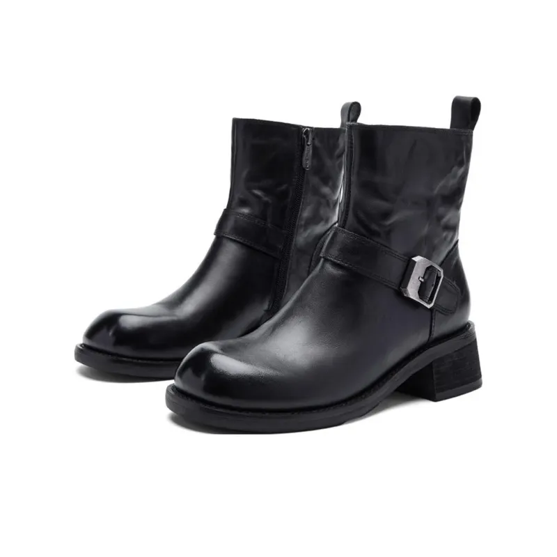 NINE WEST Ankle Boots 5cm Women's Black-2