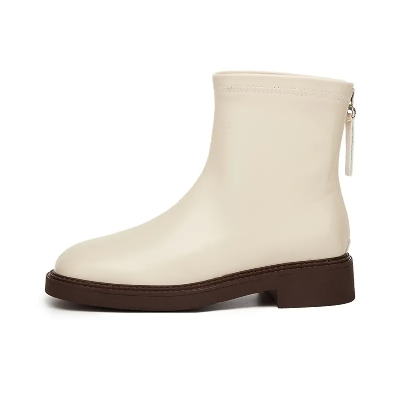 DAPHNE Ankle Boots Women's Black/Beige-0