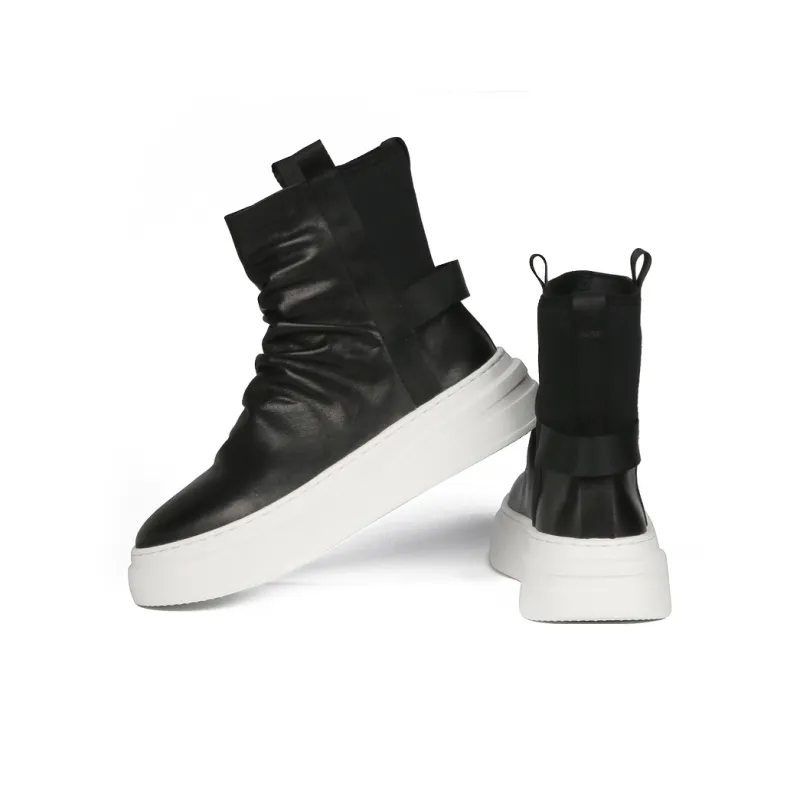 Thai Points Ankle Boots Men's Black-3