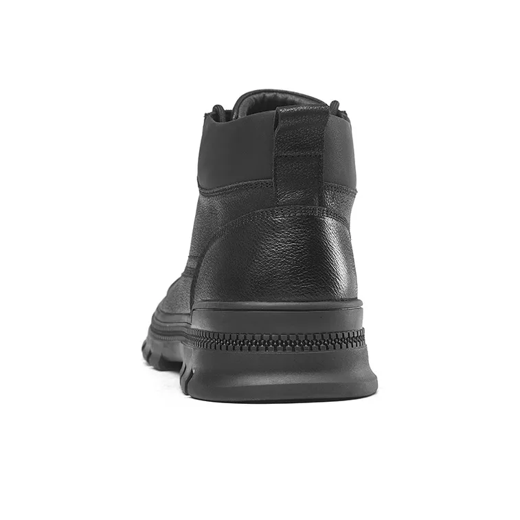 KANGNAI Ankle Boots Men Black/Khaki-2